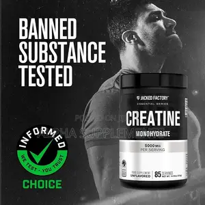 Jacked Factory Creatine Monohydrate – 425g | 85 Servings