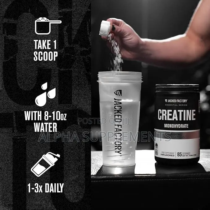 Jacked Factory Creatine Monohydrate – 425g | 85 Servings