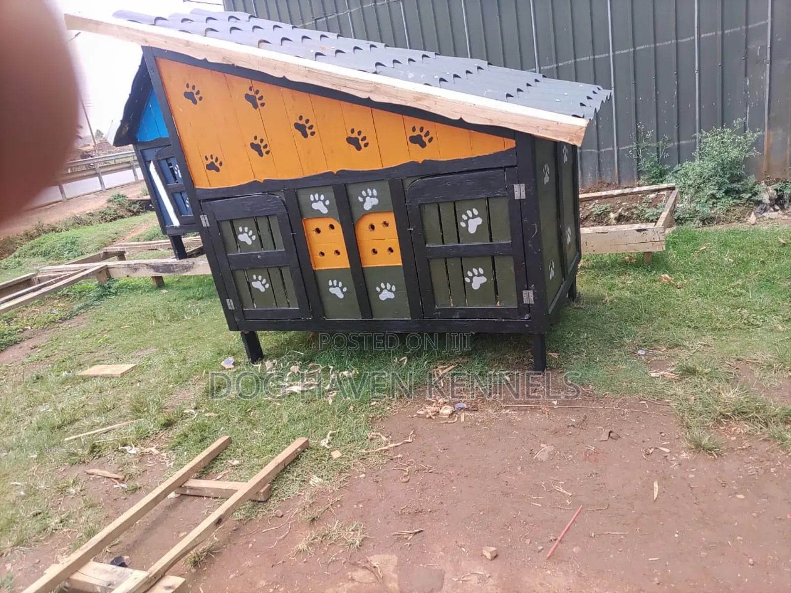 Wooden Dog Cage
