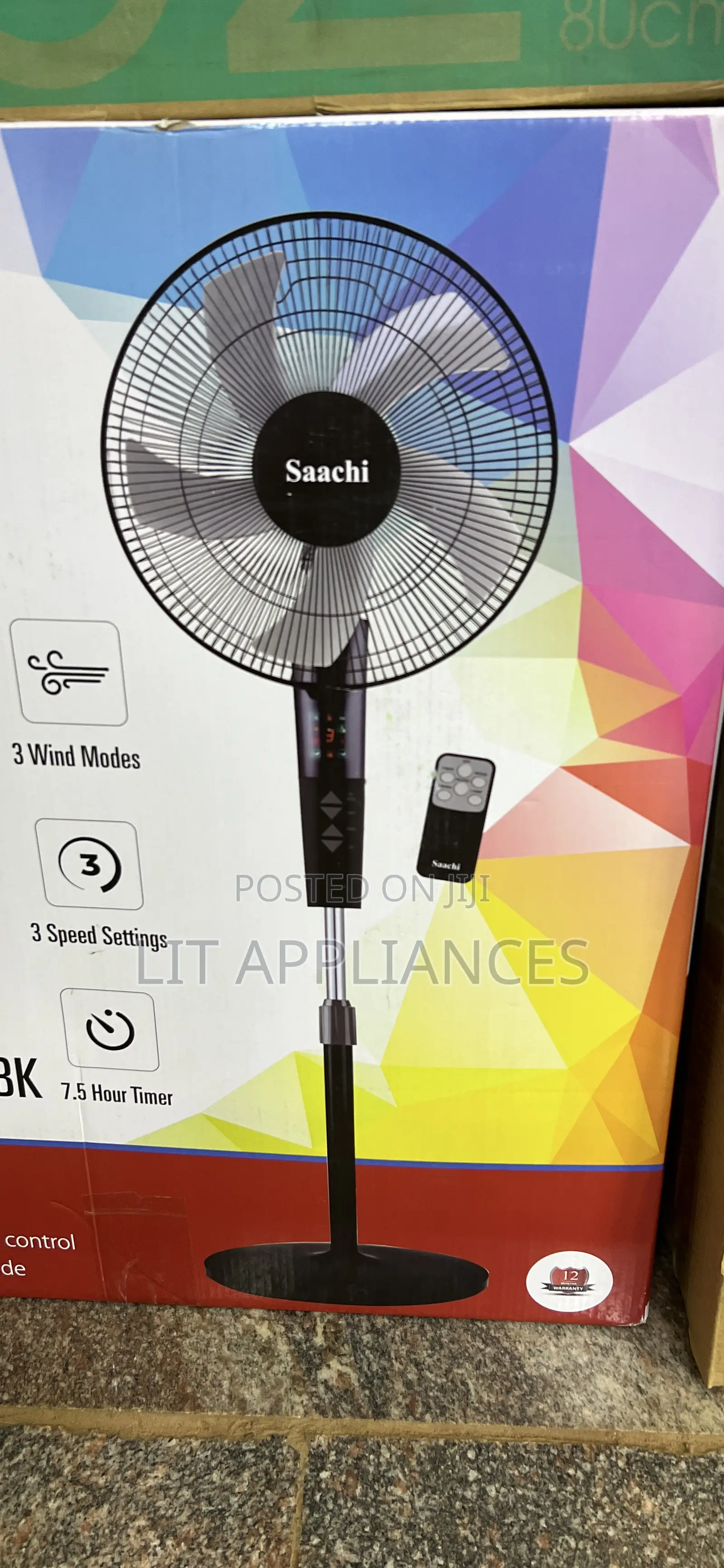 Saachi Stand Fan With a Remote