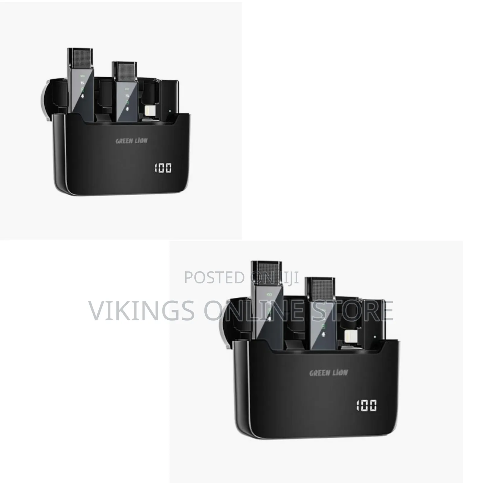 A Green Lion 2 in 1 Digital Display Wireless Microphone System