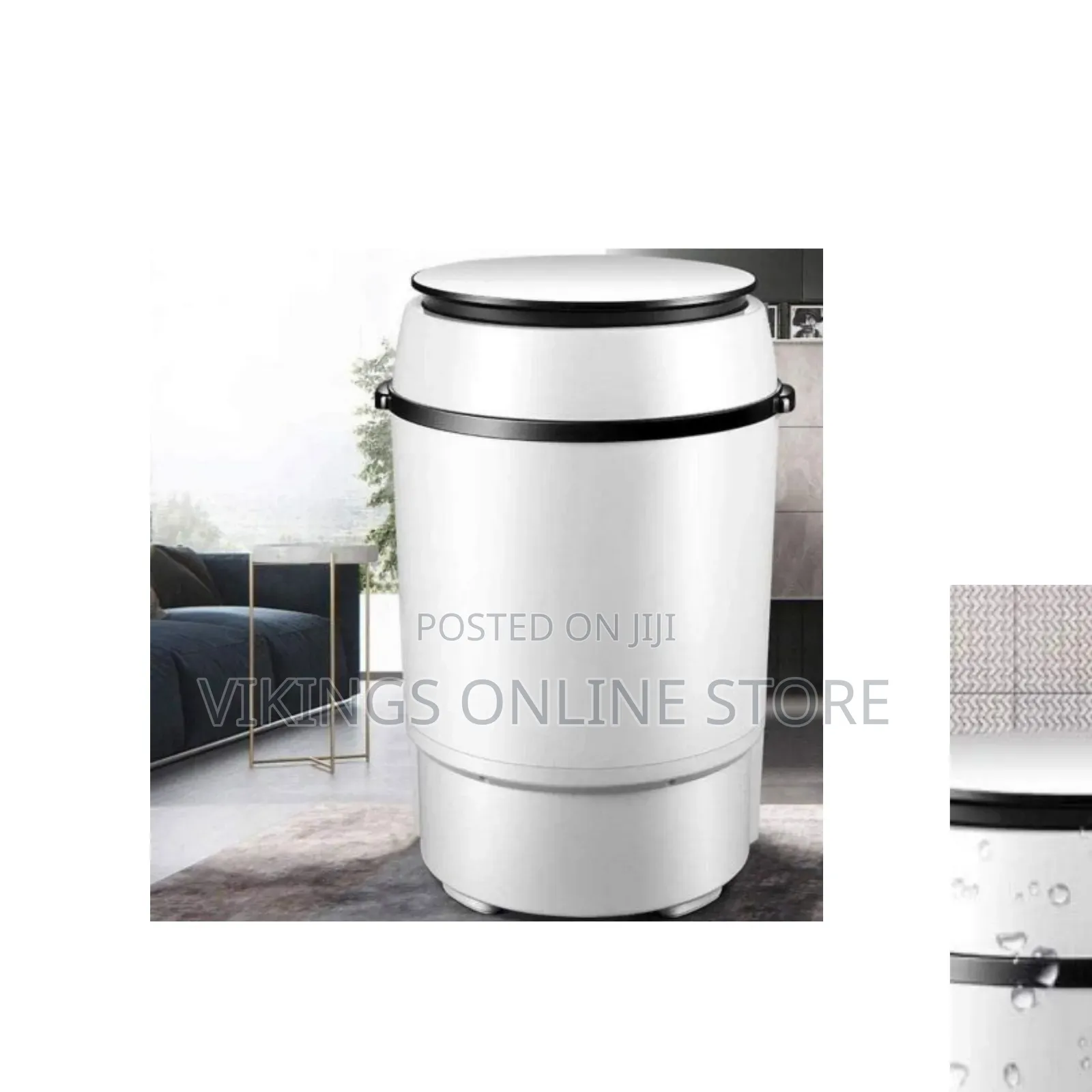A Compact, Single-Tub Mini Portable Washing Machine