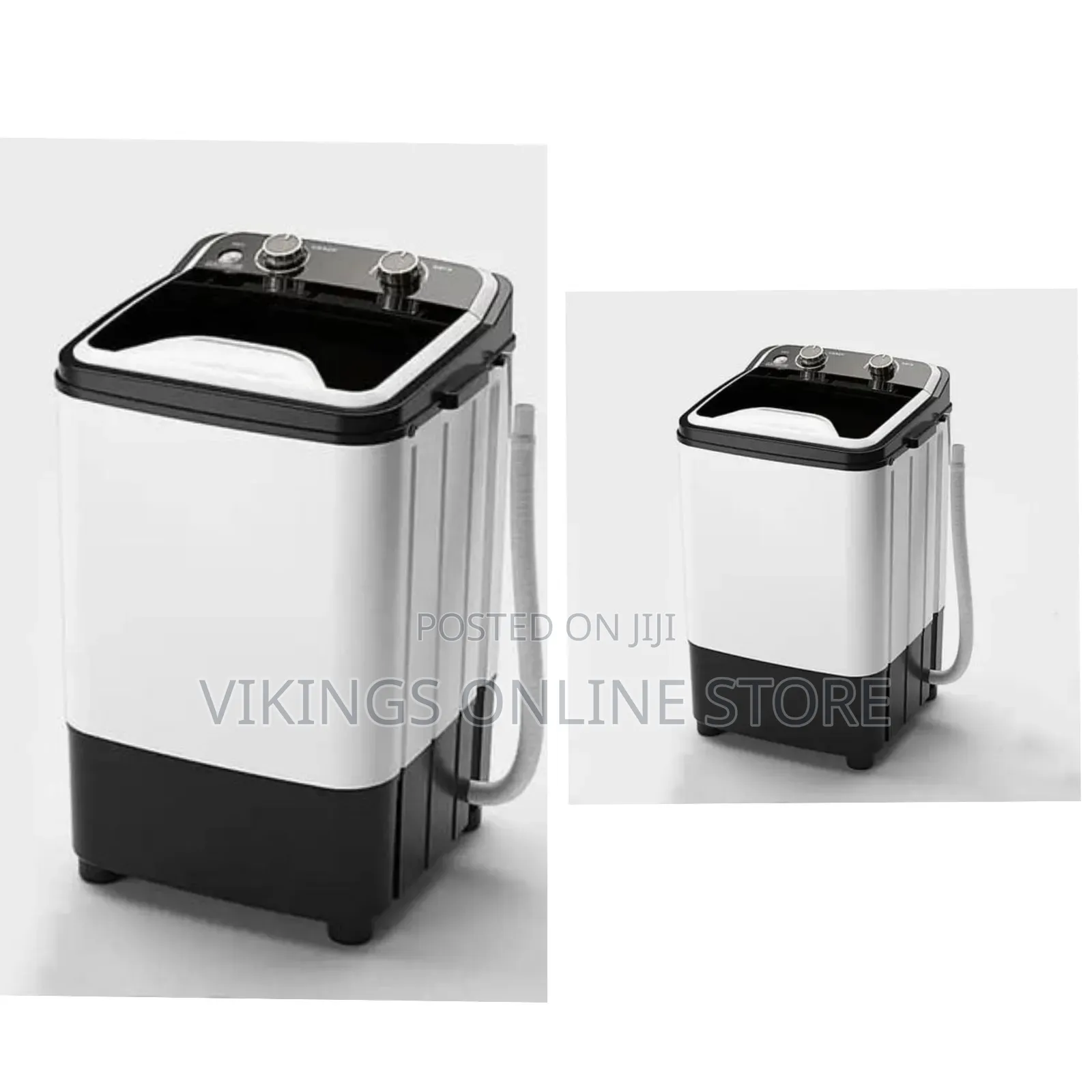 A Compact, Top-Loading Semi-Automatic Portable Mini Washing Machine