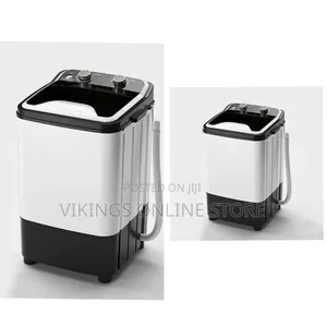 A Compact, Top-Loading Semi-Automatic Portable Mini Washing Machine