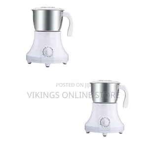 Electric Coffee, Grain, and Spice Grinder Featuring a Stainless Steel