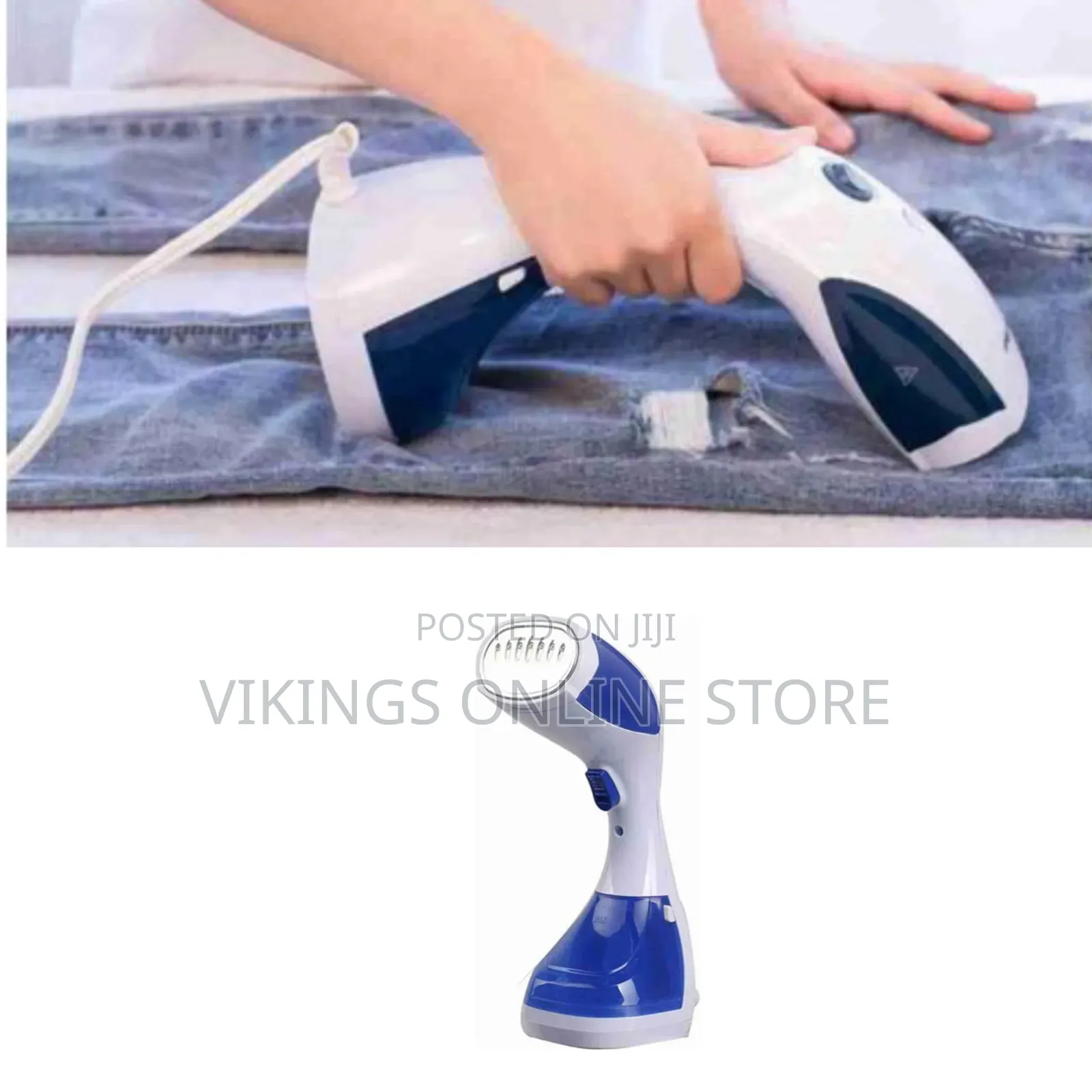 2-in-1 Fabric and Lint Brush Attachment for a Handheld Garment Steamer