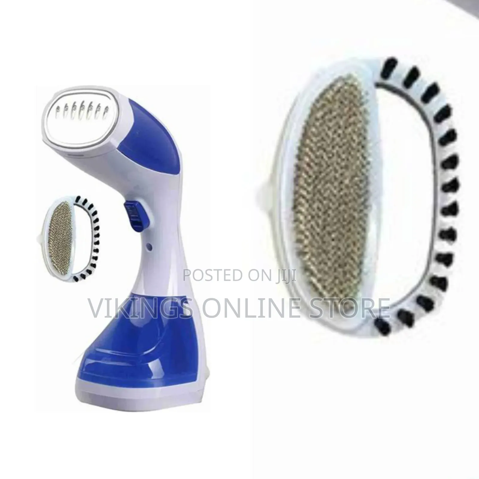 2-in-1 Fabric and Lint Brush Attachment for a Handheld Garment Steamer