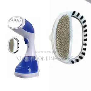2-in-1 Fabric and Lint Brush Attachment for a Handheld Garment Steamer