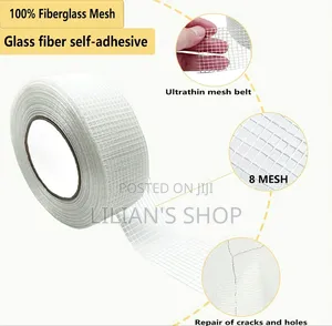Self-Adhesive Joint Fiberglass Mesh Tape (50mm X 45 Meters)