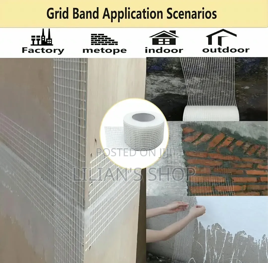 Self-Adhesive Joint Fiberglass Mesh Tape (50mm X 45 Meters)