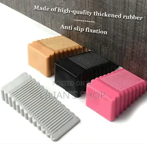 1Pcs Pink Silicone Door Stopper