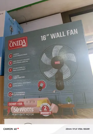 Onida Wall Fan With Remote