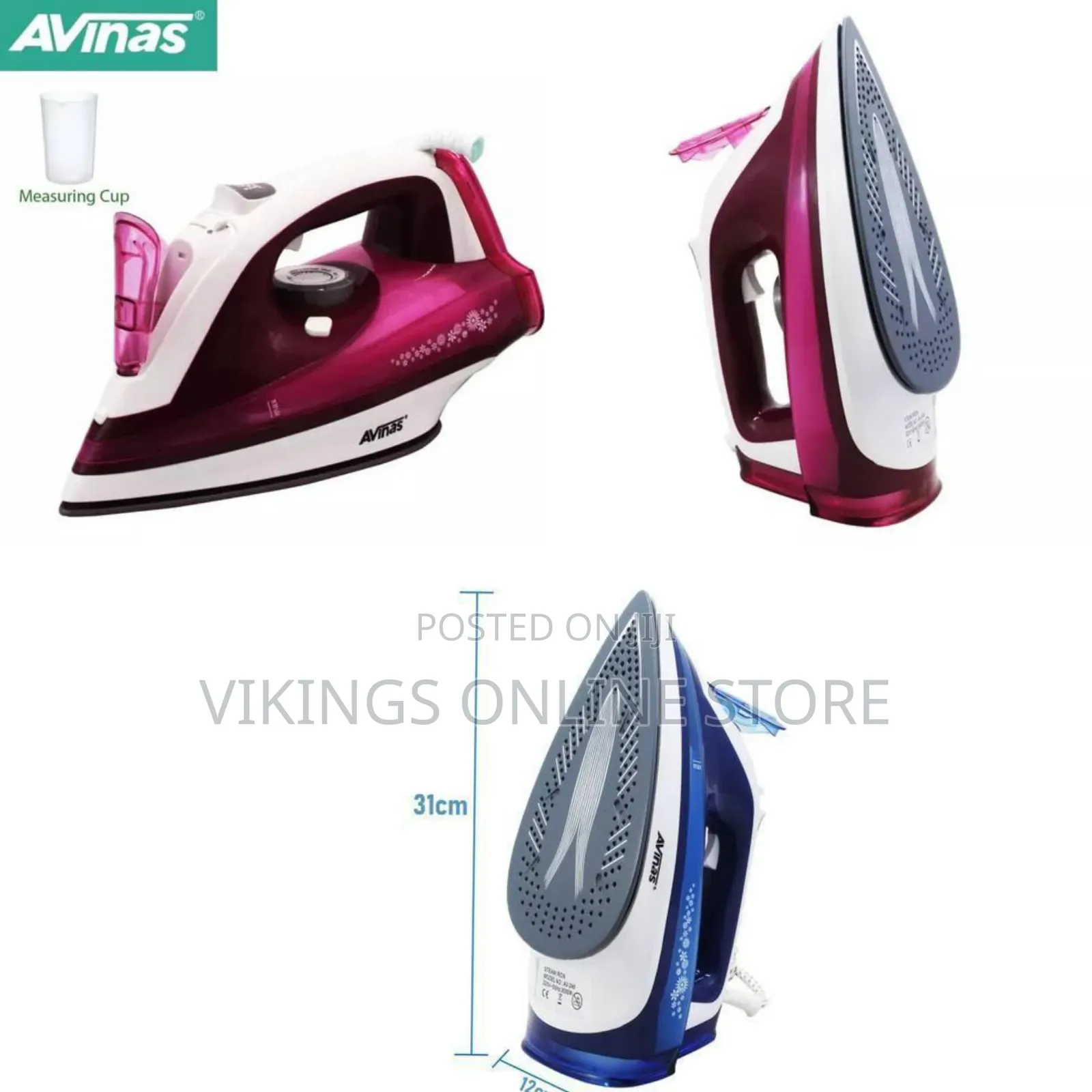 AV-248 Smart Soleplate Steam Iron