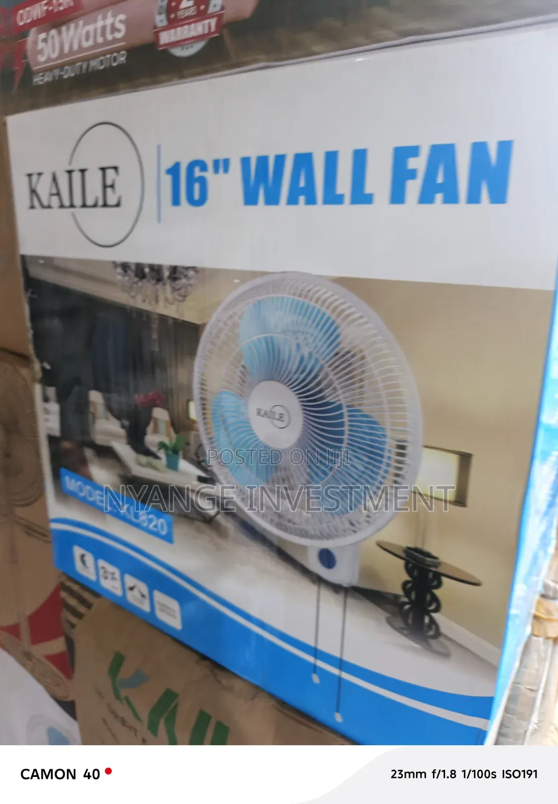 Wall Fan Kaile 16 Inches.