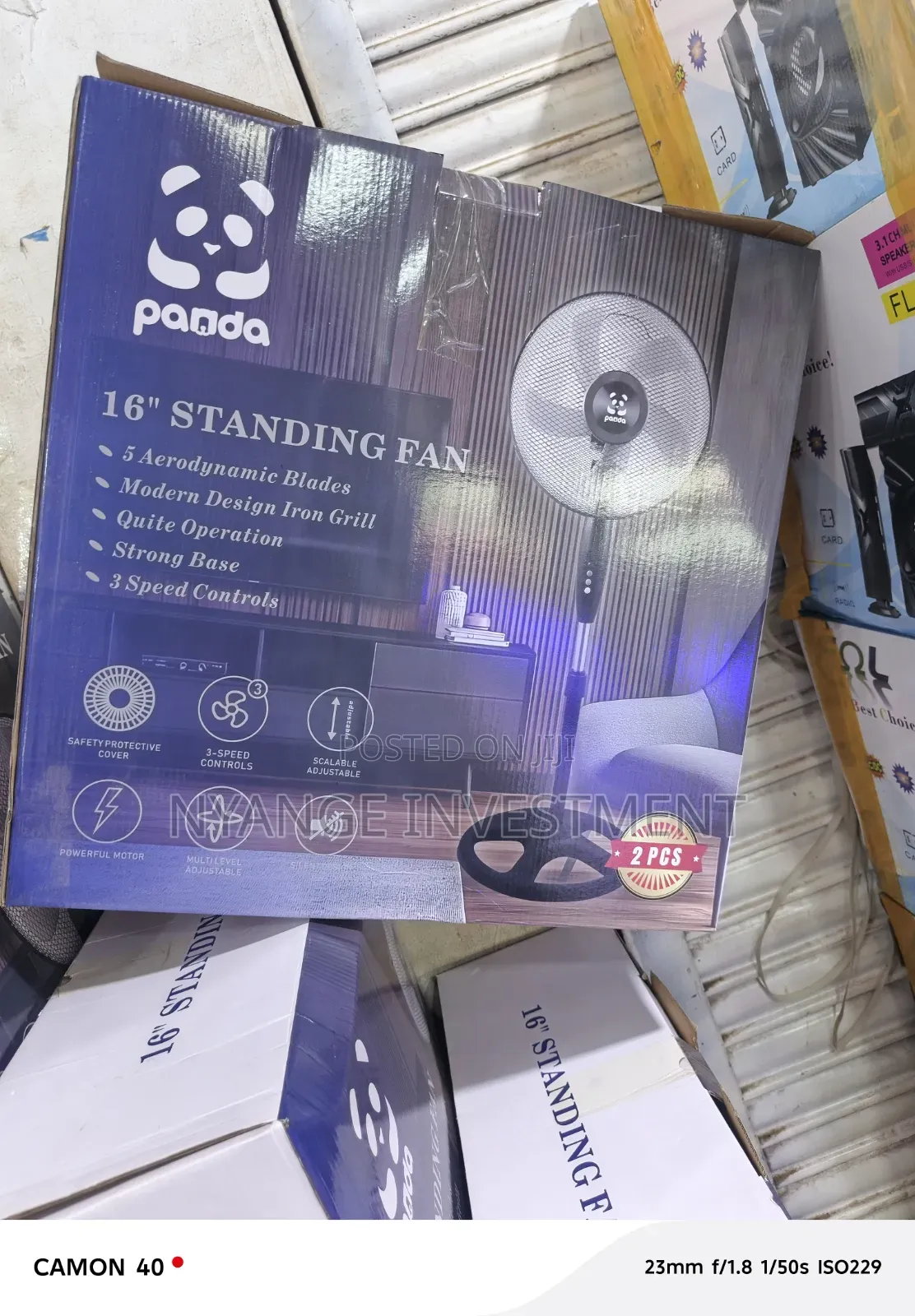 The Panda 16" Standing Fan. Panda Stand Fan 16 Inches