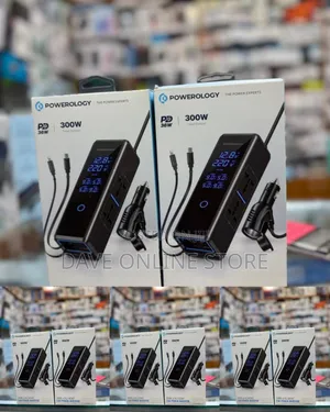 Powerology 300W X2 AC Socket Car Power Inverter