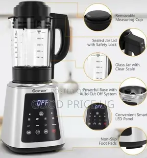 Costway Professional Countertop Blender 8-in-1 Smoothie Soup Blender