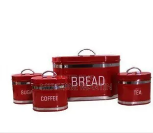 Set of 4 Stylish Kitchen Canisters