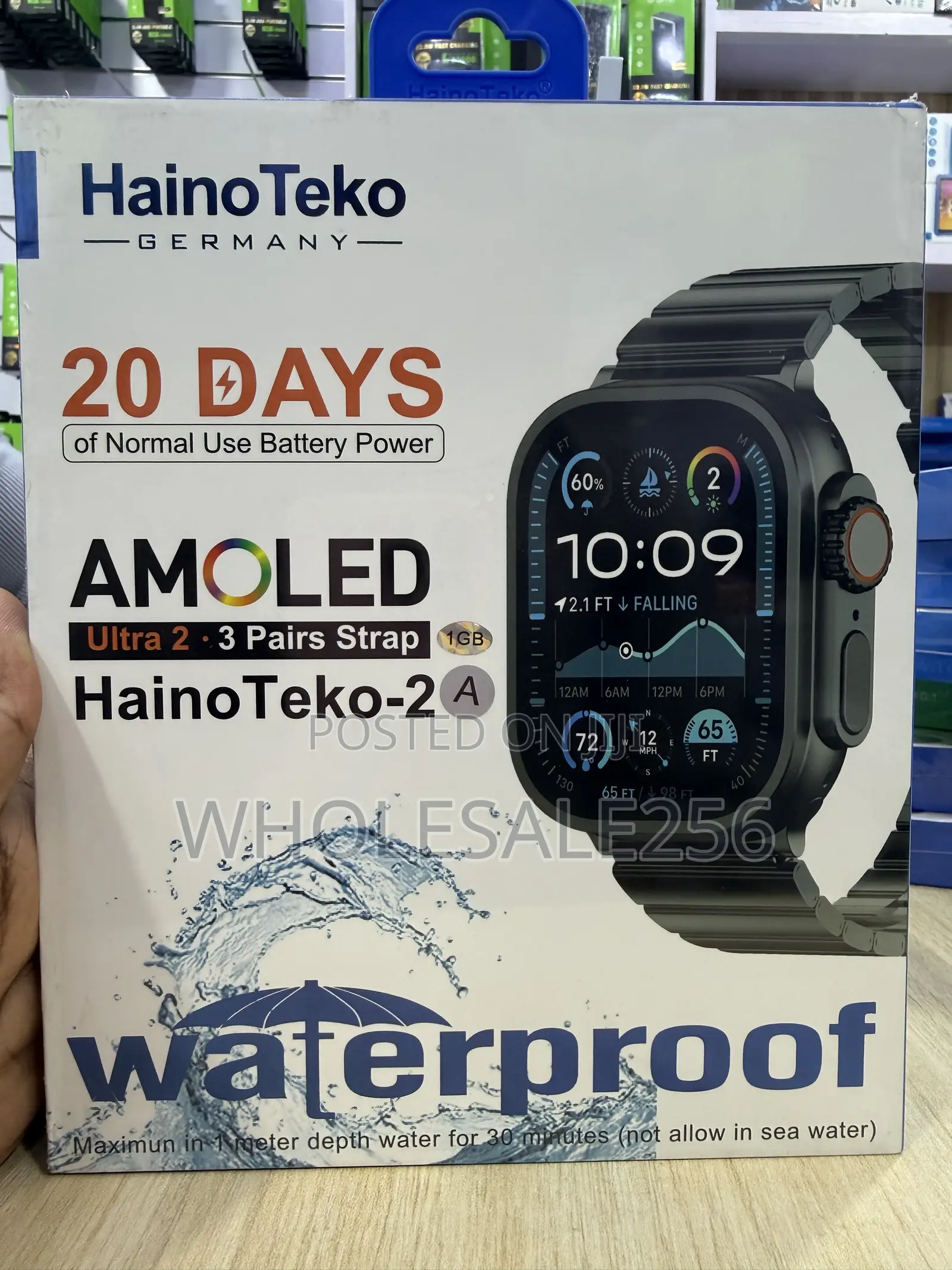 HainoTeko 2A Smartwatch With Amoled Screen and Water Resistant