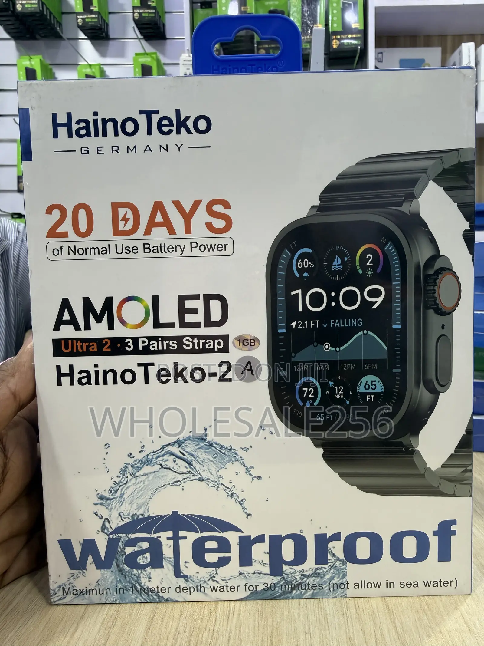 HainoTeko 2A Smartwatch With Amoled Screen and Water Resistant