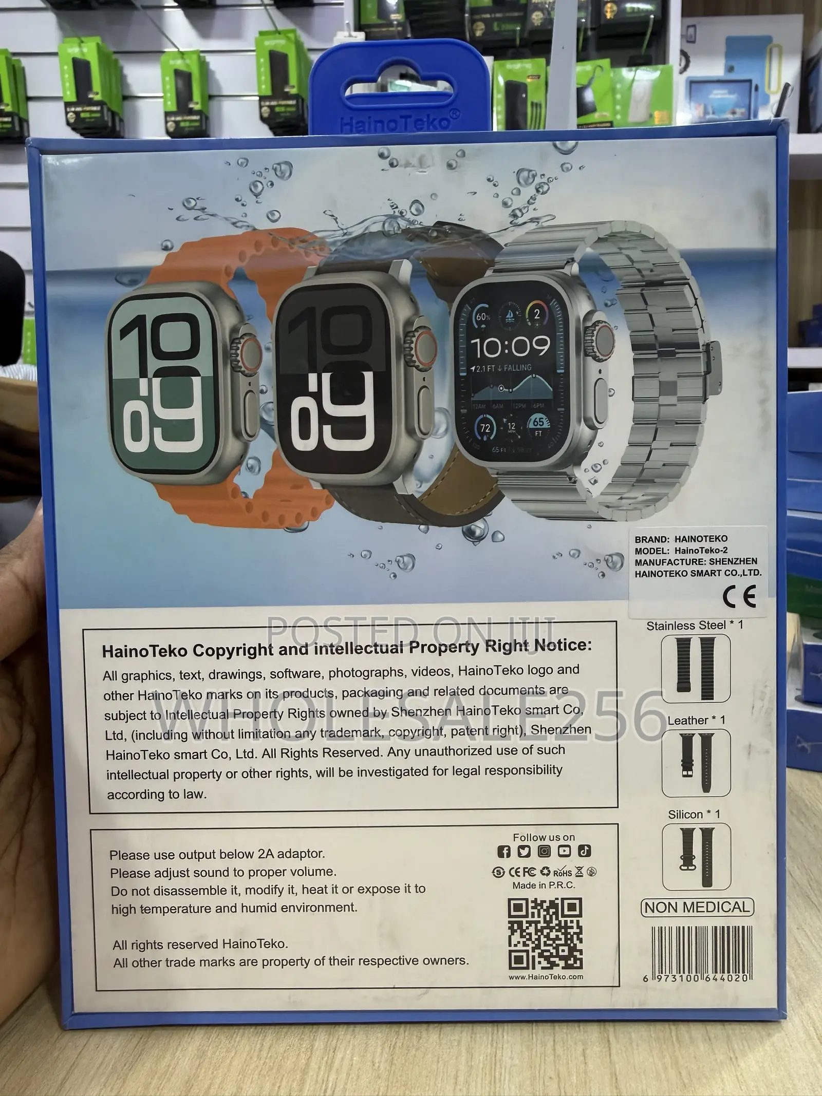 HainoTeko 2A Smartwatch With Amoled Screen and Water Resistant