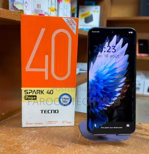 New Tecno Spark 40 Pro+ 256 GB Black