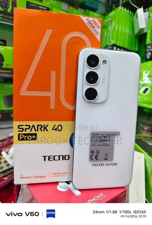 New Tecno Spark 40 Pro+ 256 GB White