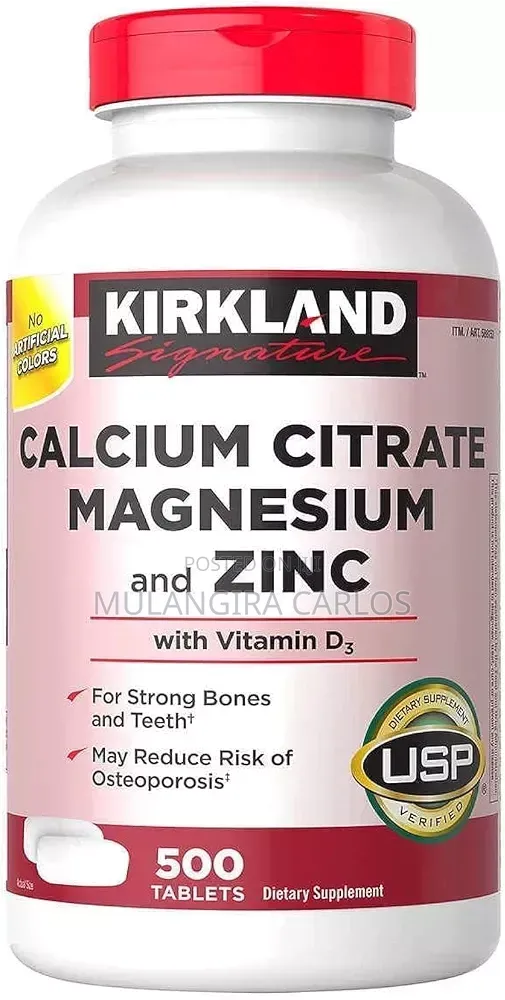 Calcium Citrate, Magnesium & Zinc