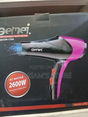 Gemei GM-1766 Professional Hair Dryer, a 2600W High-Power