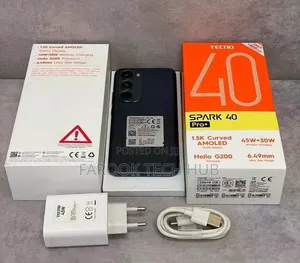 New Tecno Spark 40 Pro+ 256 GB Black