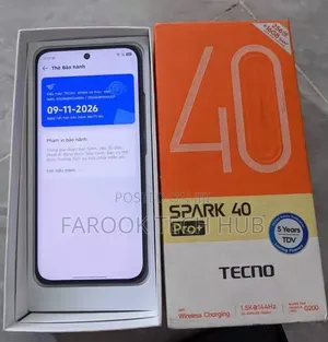 New Tecno Spark 40 Pro+ 256 GB Black