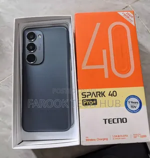 New Tecno Spark 40 Pro+ 256 GB Black