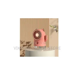 Fortune Cat-Shaped USB Rechargeable Misting Desk Fan  3-Speed Personal