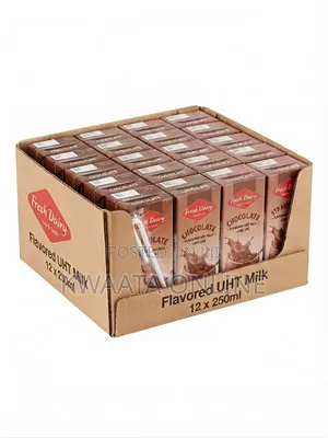 24 Pack Fresh Dairy Flavored Milk 250ml Strawberry,Vanilla & Chocolate