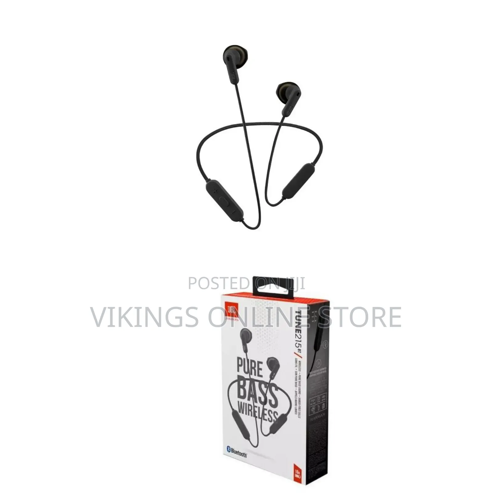 Wireless in-Ear Headphones Featuring JBL Pure Bass Sound