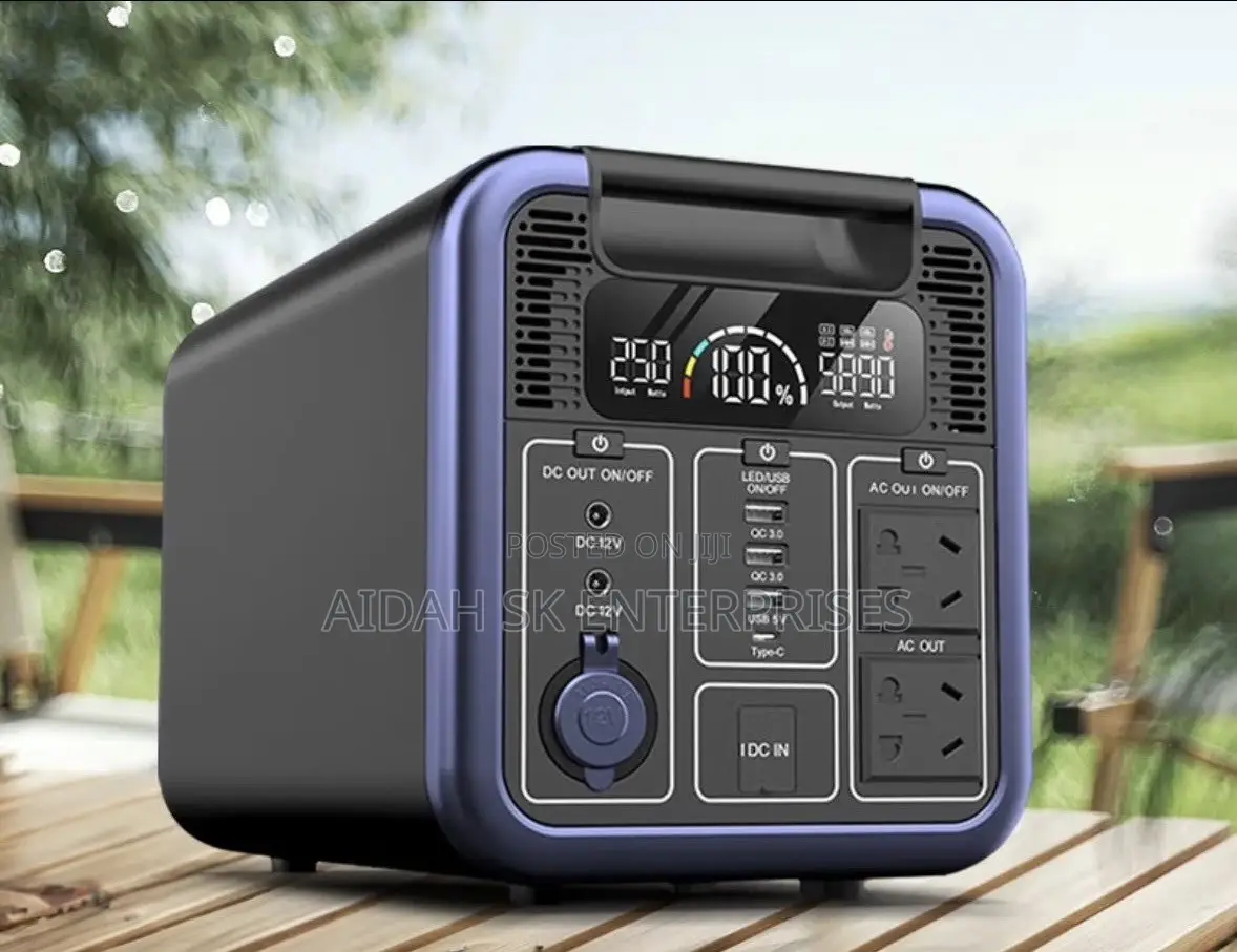1200W Portable Power Station 806Wh Solar Generator LiFePO4 Battery