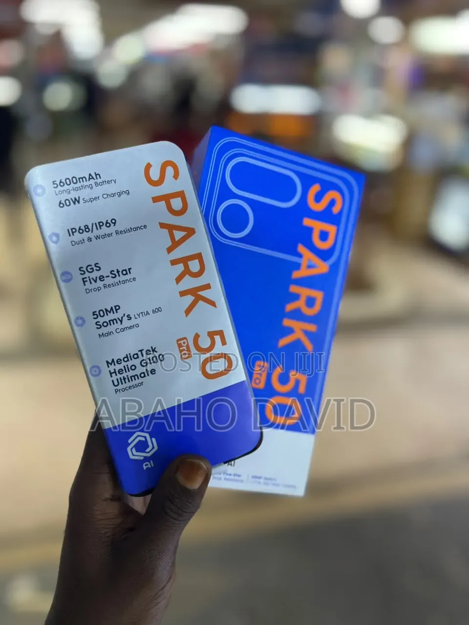 New Tecno Spark 50 Pro 256 GB Blue