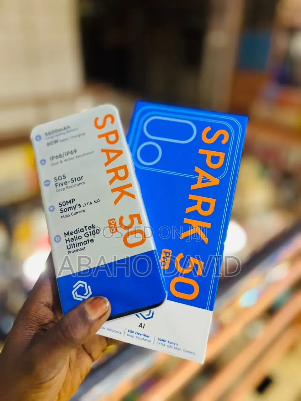 New Tecno Spark 50 Pro 256 GB Purple
