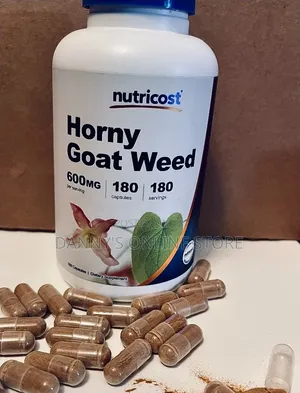 Horny Goat Weed, 600mg, 180 Capsules