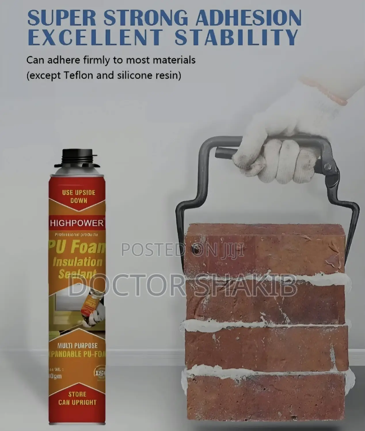 Multi-Purpose Expandable PU Foam Insulation Sealant