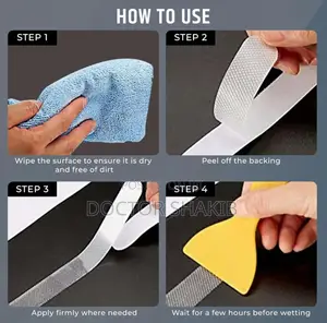 12pcs Robustt Anti-Slip Tape Patches for Bathroomes