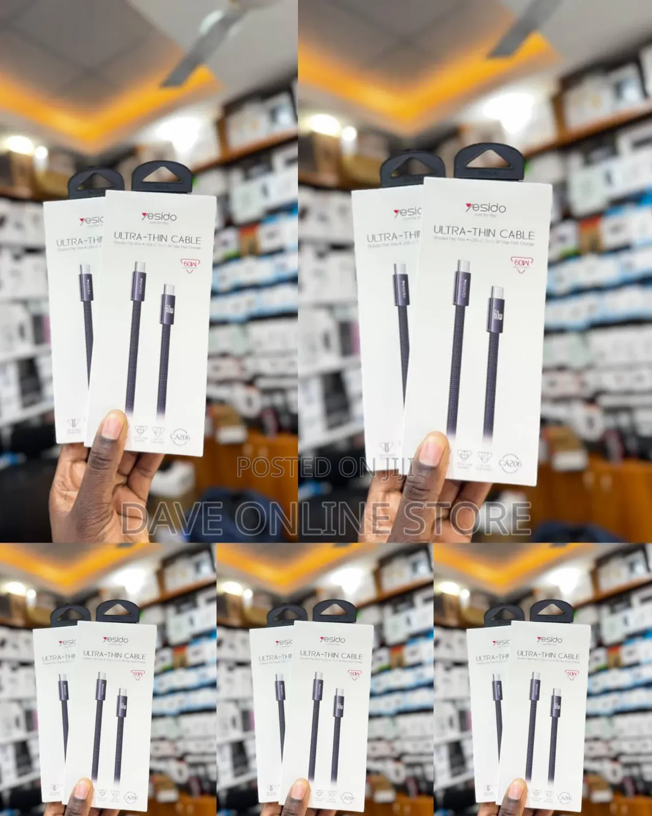 Yesido CA206 Ultra-Thin Cable