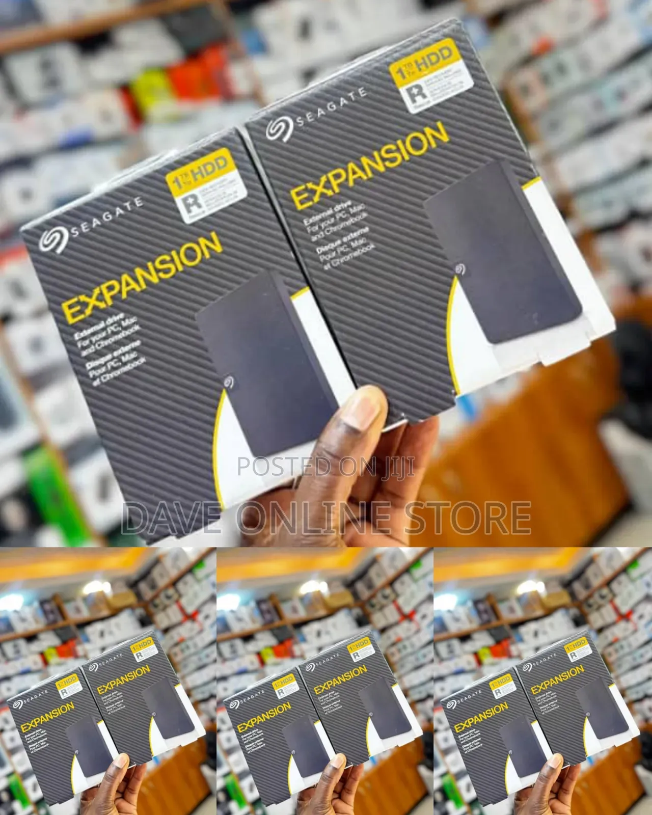 Seagate Expansion Portable 1TB External Hard Drives