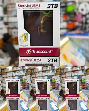 Transcend StoreJet 25M3 2TB USB 3.1 Gen 1 Portable Hard Drive