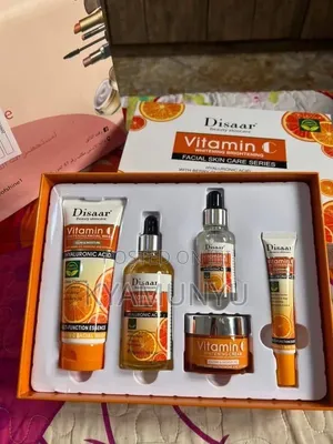Disaar Vitamin C Whitening and Brightening Facial Skincare Set.