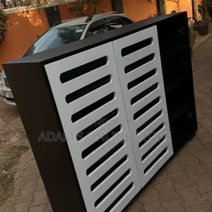 Shoe Rack White and Black