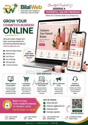 Get a Professional Cosmetics Online Store – Kampala