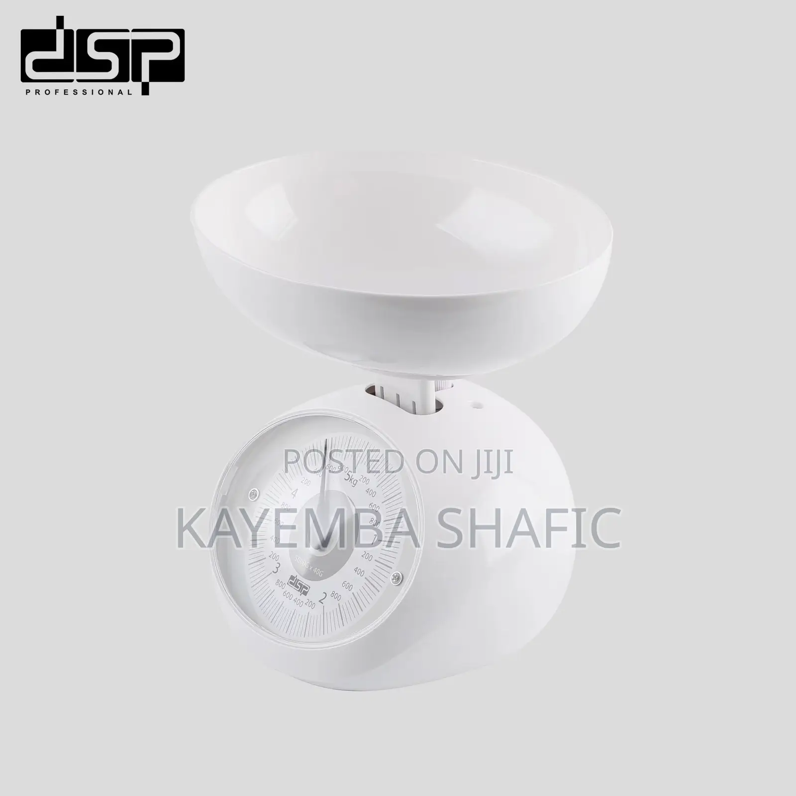 DSP Mechanical Kitchen Food Scale With Removable Bowl (5kg Capacity)