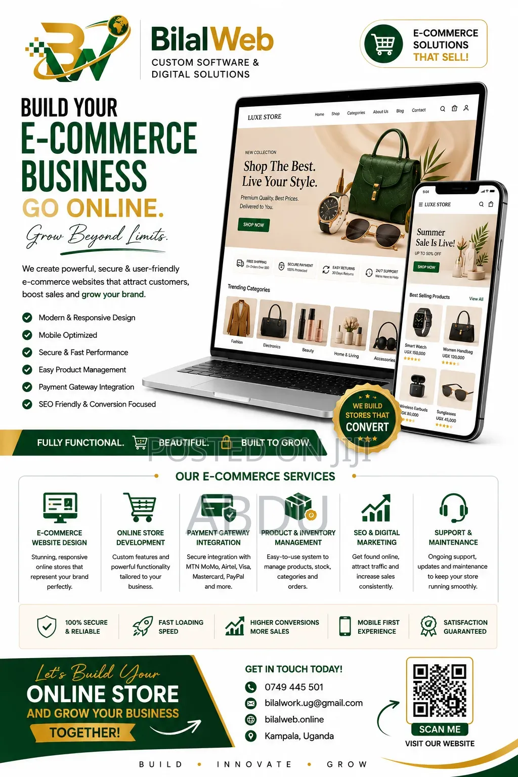 Professional E-Commerce Website Design – Boost Your Sales Online