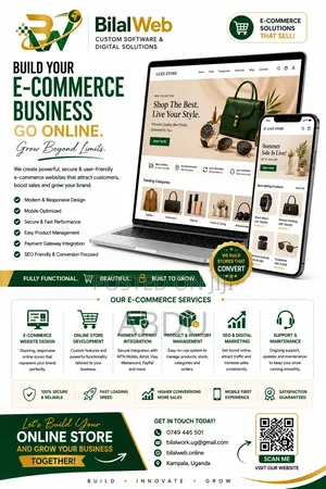 Professional E-Commerce Website Design – Boost Your Sales Online